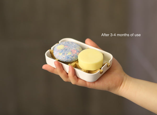 Orange Natural Shampoo Conditioner Bars BEACHBABE