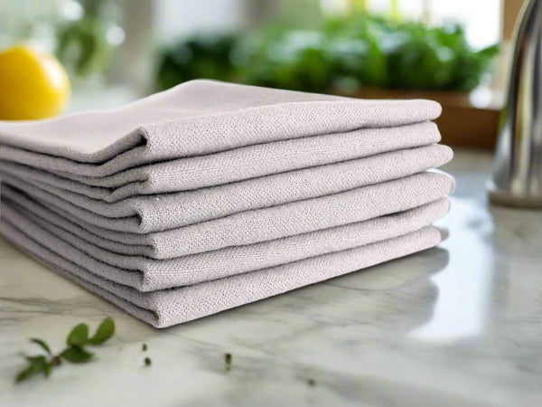 Organic Cotton Flannel Napkins Towel 10x10" JUTURNA STUDIOS