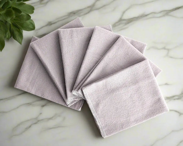 Organic Cotton Flannel Napkins Towel 10x10"
