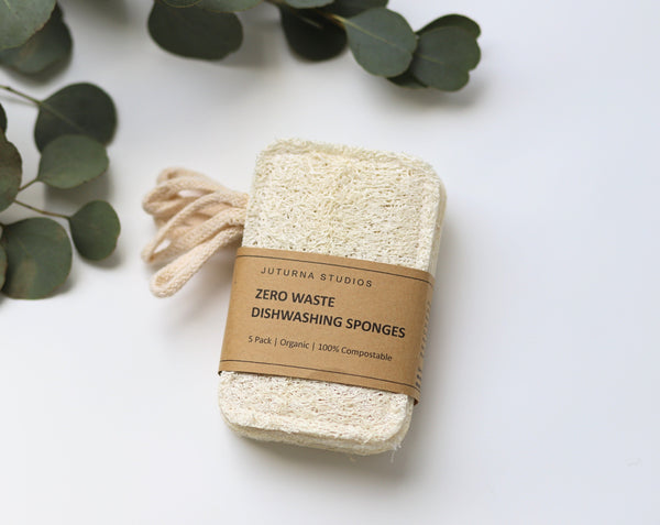 Loofah Dish Cleaning Sponges JUTURNA STUDIOS