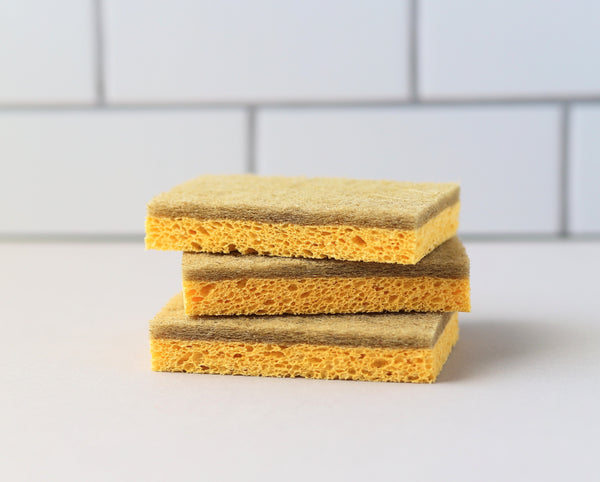 Natural Sisal Cellulose Cleaning Scrubber Sponge JUTURNA STUDIOS