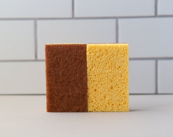 Natural Coconut Cellulose Cleaning Scrub Sponge JUTURNA STUDIOS