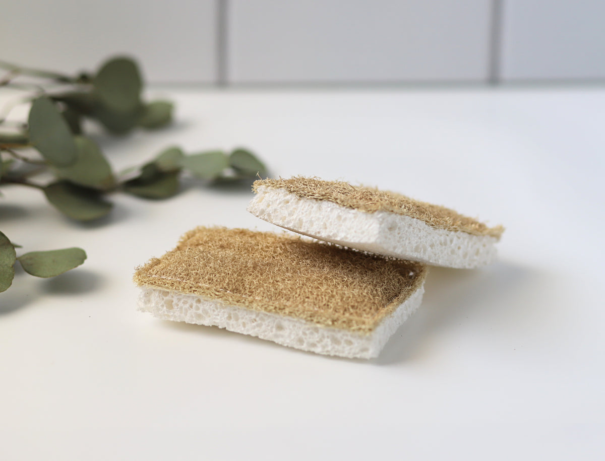 Jiluojun] Daily kitchen double-sided cleaning sponge (velvet