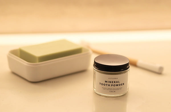 Natural Whitening Mineral Tooth Powder - Peppermint JUTURNA STUDIOS