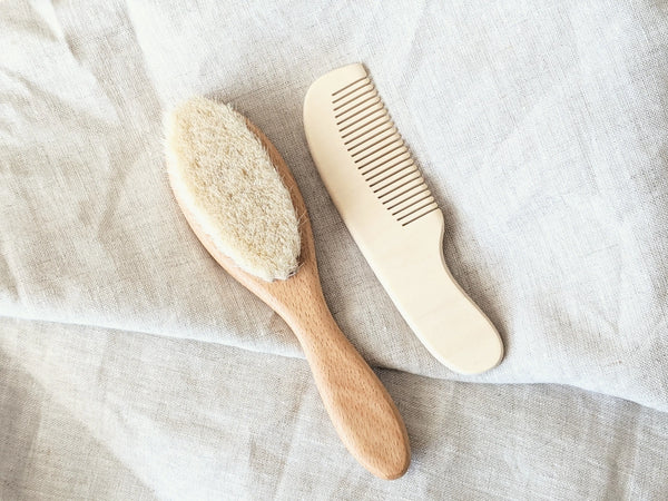 Baby Wooden Brush Comb Set J U T U R N A