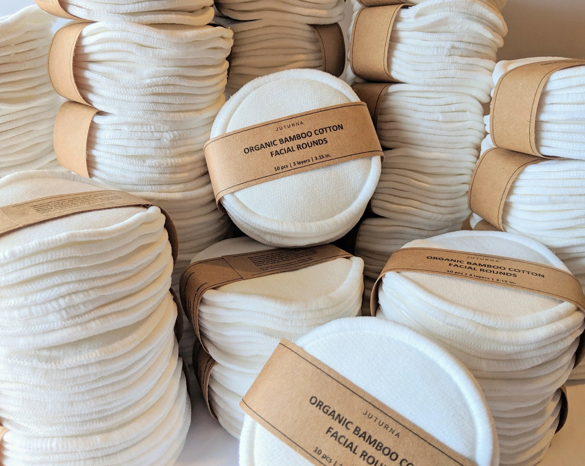 Ecopro Bamboo Cotton Facial Pad (Organic & Reusable) 8pcs/pk