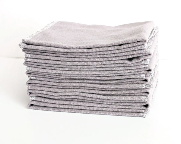 Organic Cotton Flannel Napkins 10x10" J U T U R N A