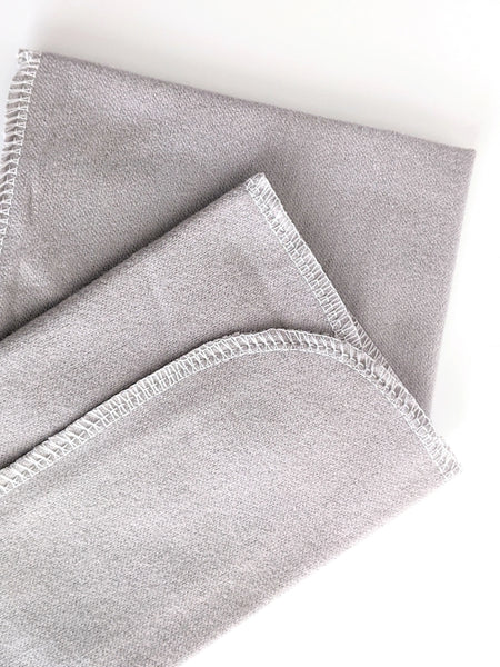 Organic Cotton Flannel Napkins 10x10" J U T U R N A