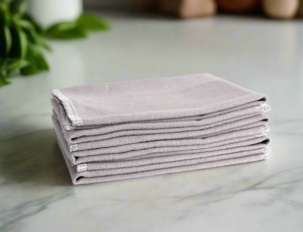 Organic Cotton Flannel Napkins 10x10" Juturna Studios