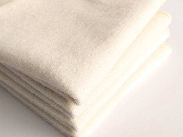 Organic Hemp Cotton Facial Towel 10x10" J U T U R N A