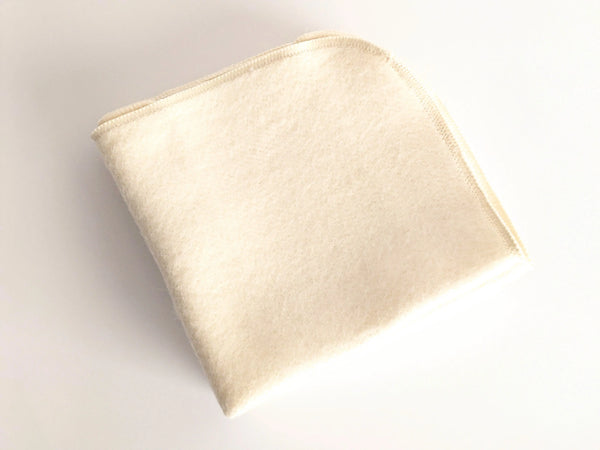 Organic Hemp Cotton Facial Towel 10x10" J U T U R N A