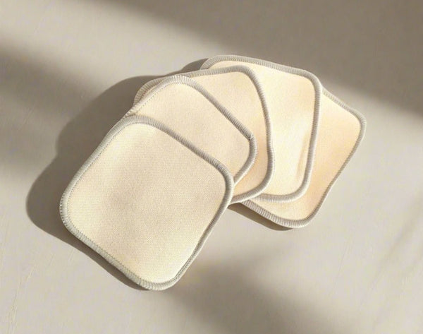 Organic Hemp Cotton Rounds Bag Set - 4x4" J U T U R N A