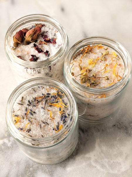 Organic Lavender Coco Salt Bath J U T U R N A