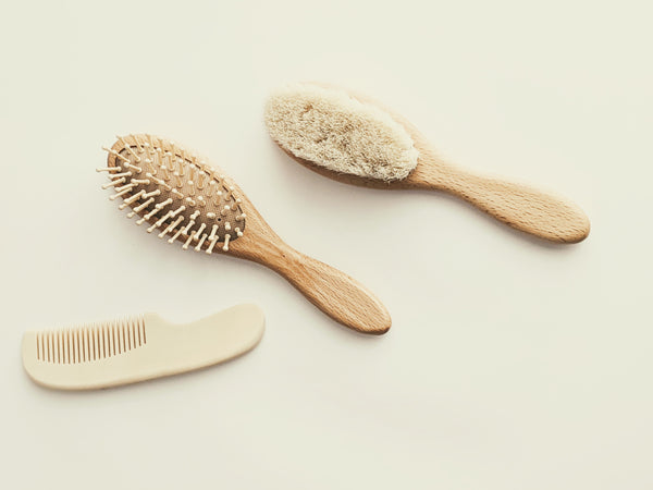 Baby Wooden Hair Brush Gift Set JUTURNA STUDIOS