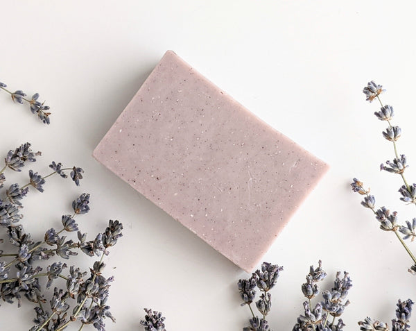 Lavender Geranium Clay Soap JUTURNA STUDIOS