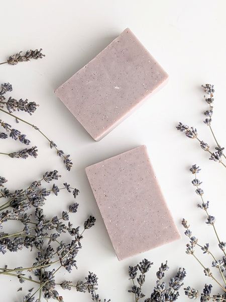 Lavender Geranium Clay Soap JUTURNA STUDIOS