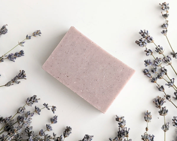 Lavender Geranium Clay Soap JUTURNA STUDIOS