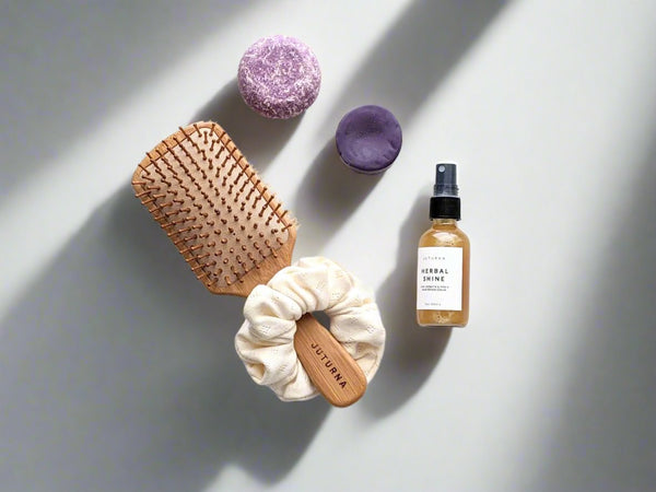 Plastic-Free Cotton Hair Scrunchies J U T U R N A