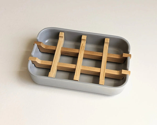 Biodedegradable soap dish