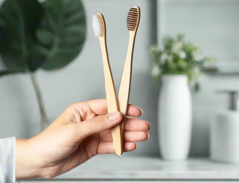 Natural Soft Bristles Bamboo Toothbrush JUTURNA STUDIOS