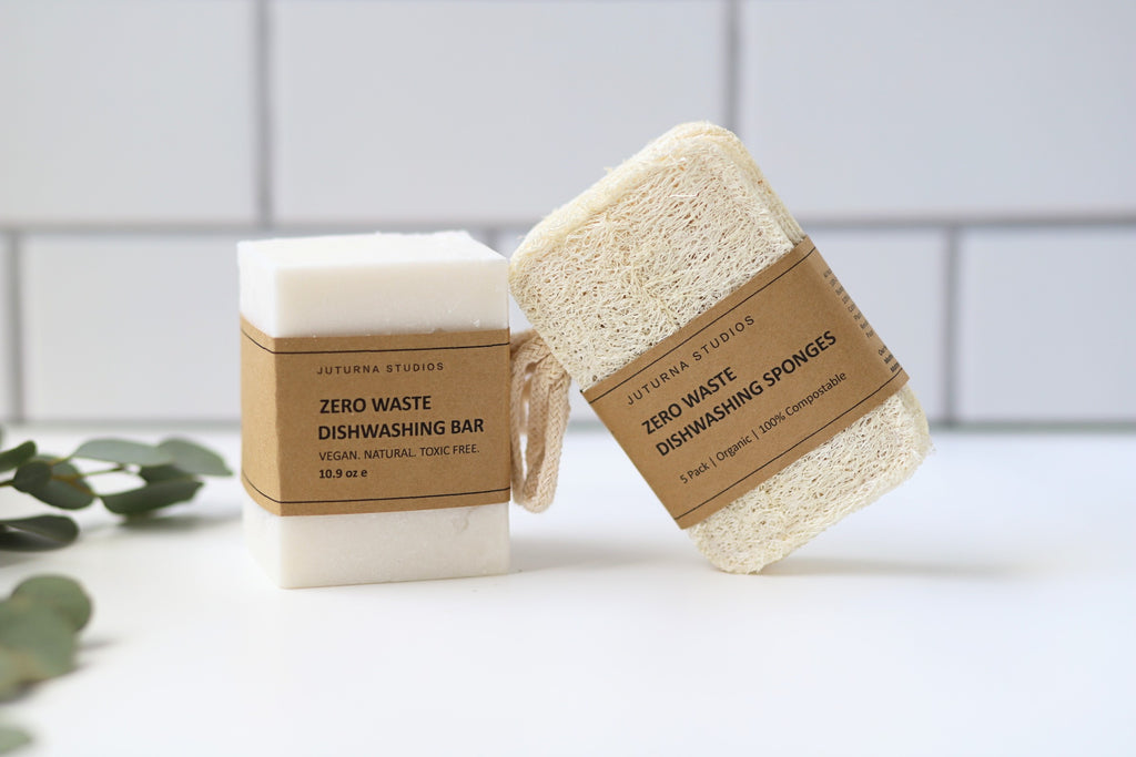 How To Make Unsponges - Zero Waste Dish Scrubbers ⋆ A Rose Tinted World