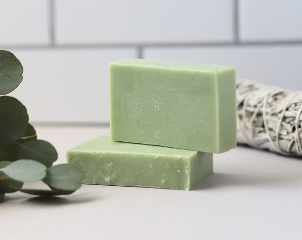 eucalyptus sage clay soap bar
