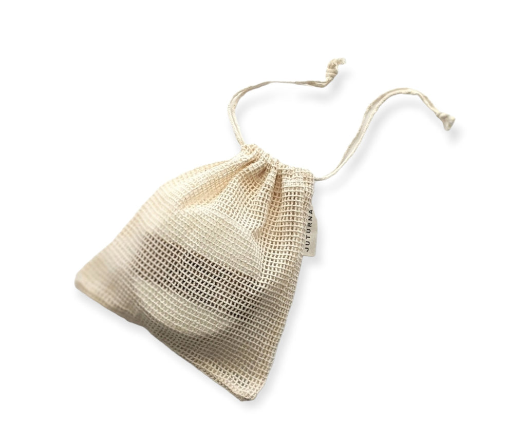 Reusable soft bamboo cotton rounds & washable mesh pouch – Shop