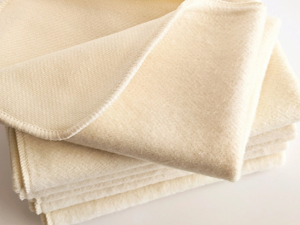 Blomus Riva Organic Terry Cloth Washcloth Set of 4 White 66297 – LoftModern