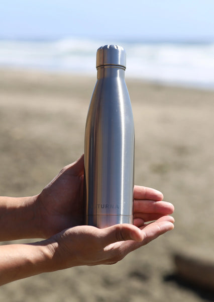 Stainless Steel Insulated Bottle 17oz - Black J U T U R N A