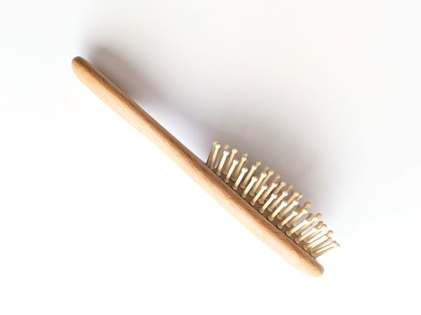 Baby Wooden Hair Brush Set - 3 Piece Baby Gift Set J U T U R N A